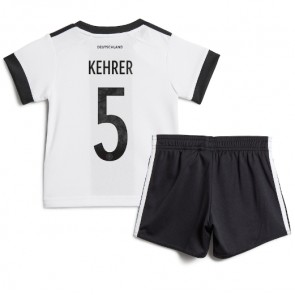 Tyskland Thilo Kehrer #5 Hemmaställ Barn VM 2022 Kortärmad (+ Korta byxor)